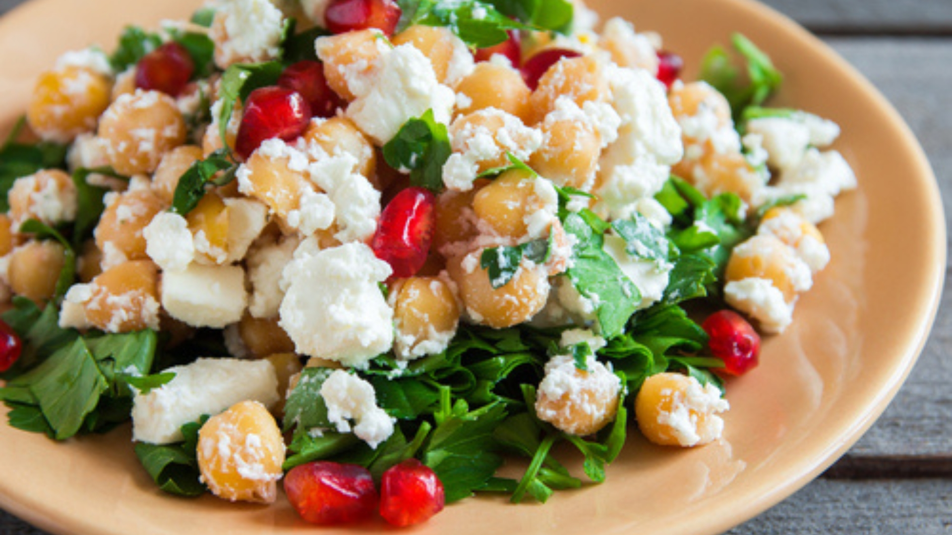 Chickpea Salad with Feta and Mint Recipe